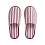 HAY - Waffle pantoffels, stripe cool pink