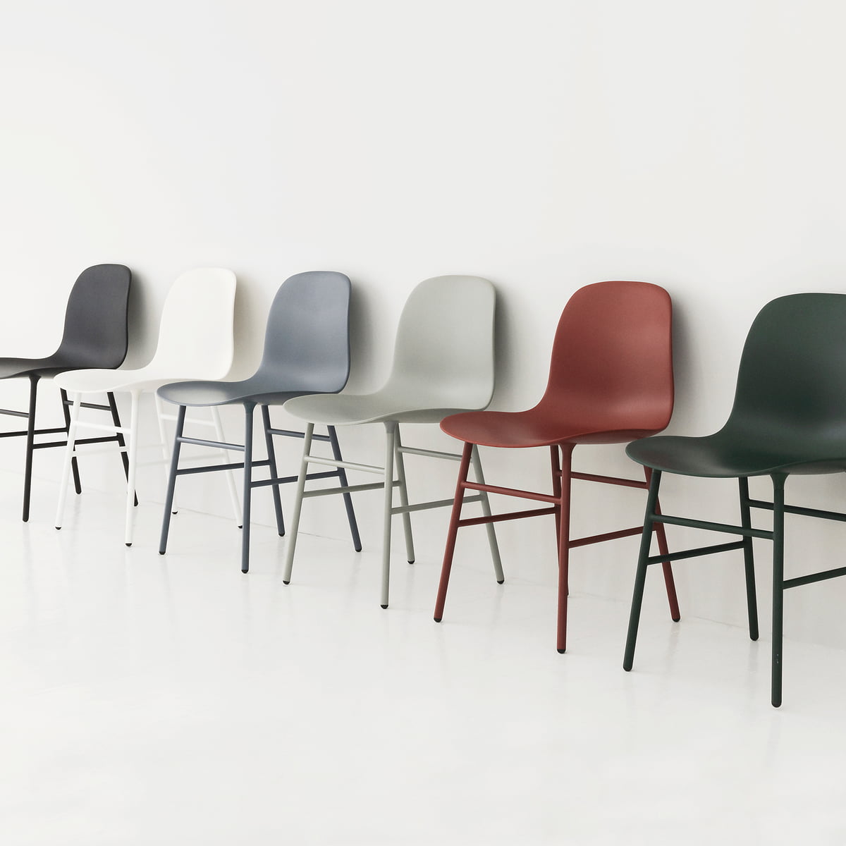 Verblinding talent verzonden Normann Copenhagen - Form Chair, Stalen poten | Connox