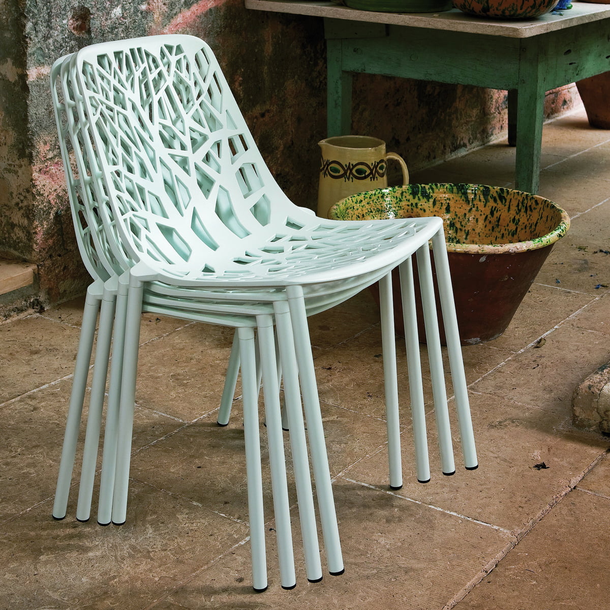 informeel Spin uitgebreid Fast - Forest Stapelbare stoel ( Outdoor ) | Connox
