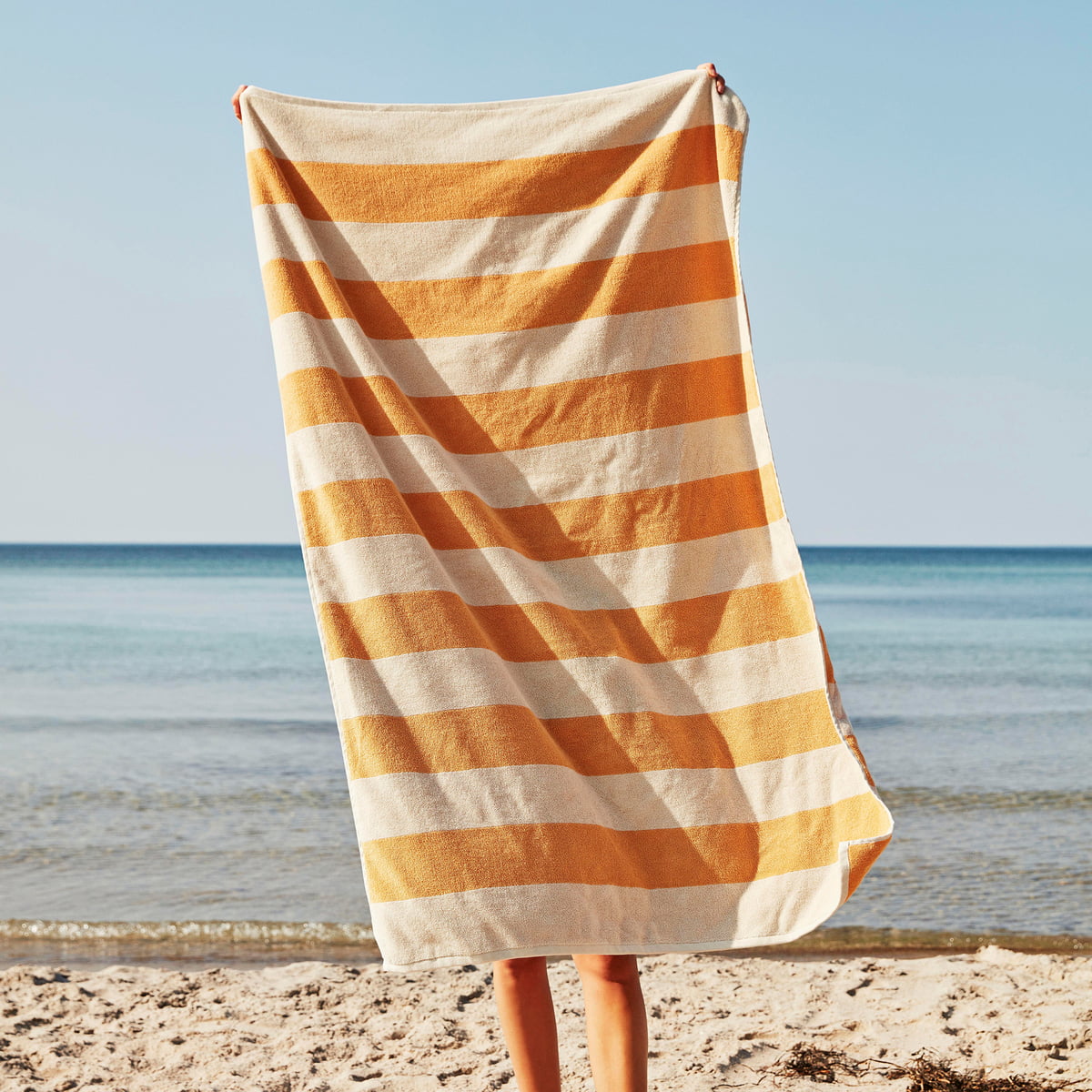 Hay Frotté stripe badhanddoek Connox