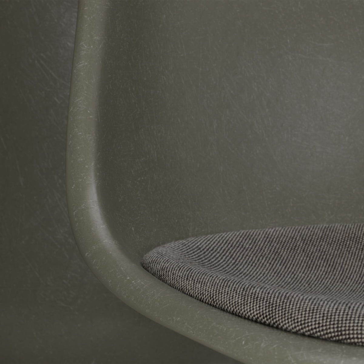erwt vervoer Dalset Vitra - Eames glasvezel Side Chair DSW met zitkussen | Connox
