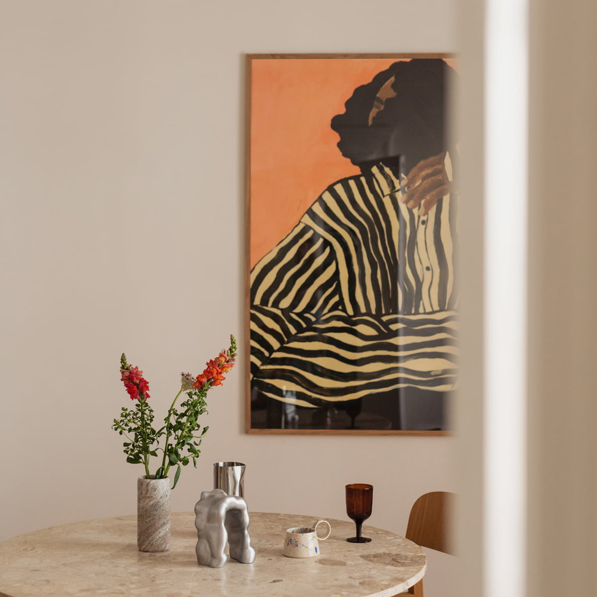 北欧The Poster Club 50×70cm Serene Stripes The Poster Club アートポスター 50×70cm Serene Stripes – CHLOROS