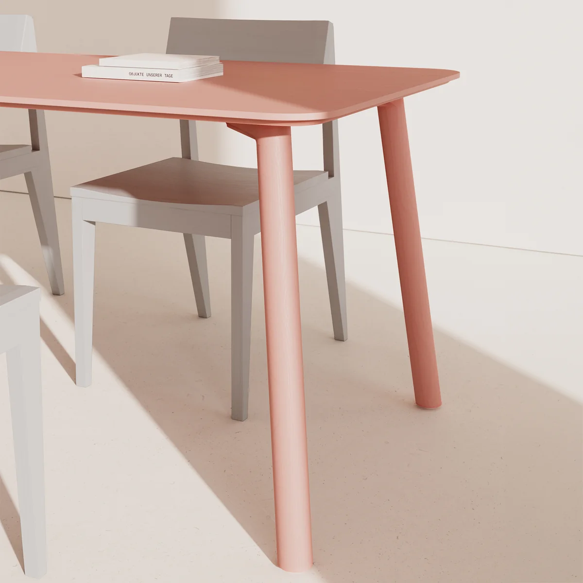 OUT Objekte unserer Tage Meyer Color - Tafel, gelakt essenhout, abrikoos