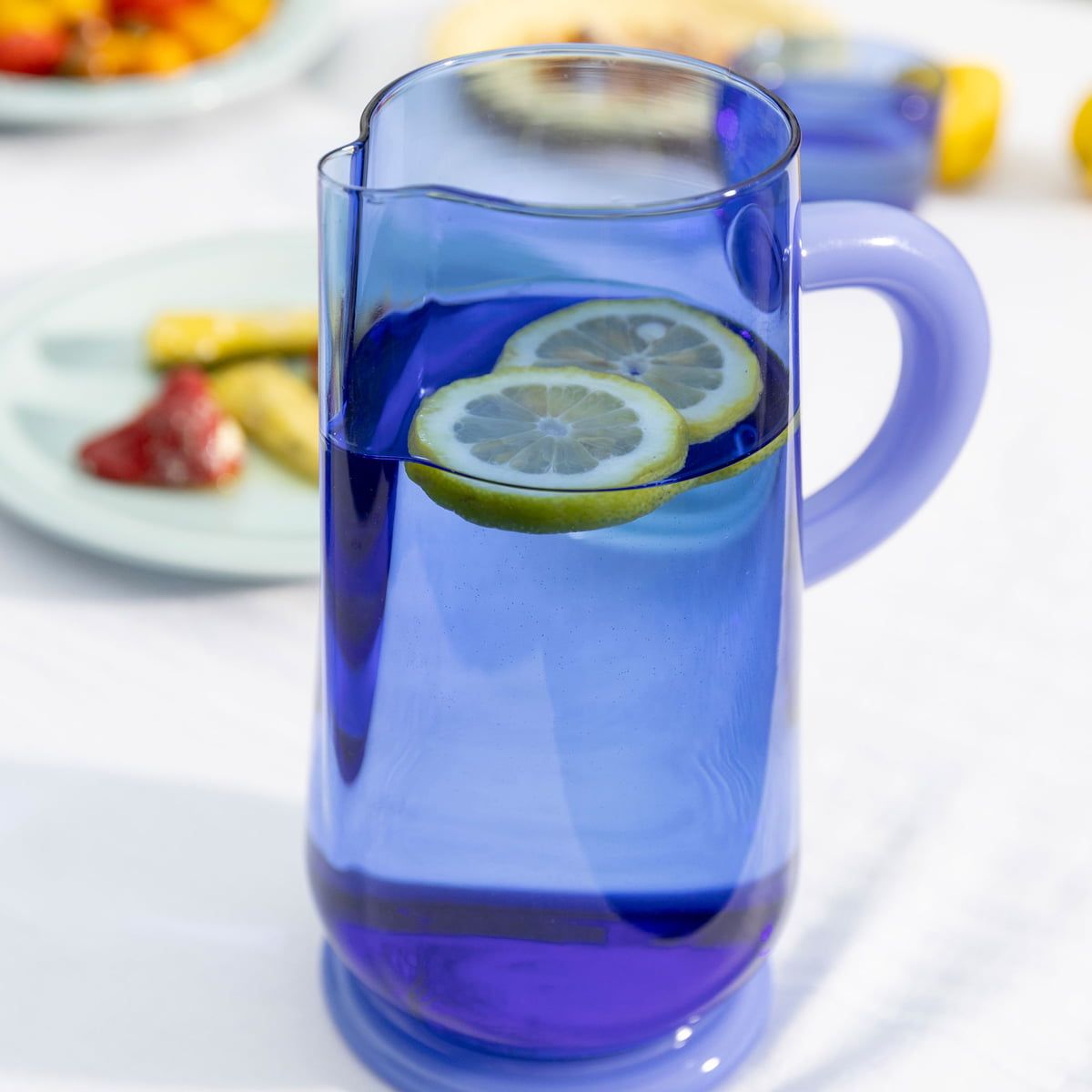 Dauw karaf 1 L, blauw by & klevering