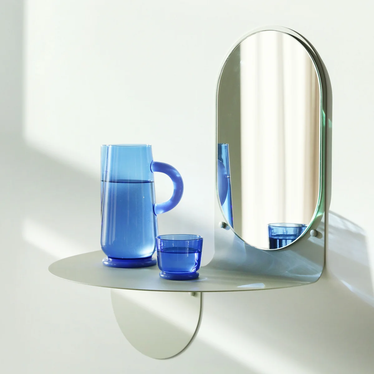Dauwglas, 0,2 l, blauw (set van 2) van & klevering