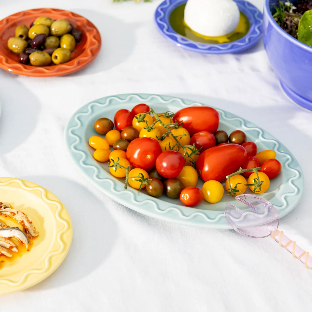 Mochi serveerplateau van & klevering