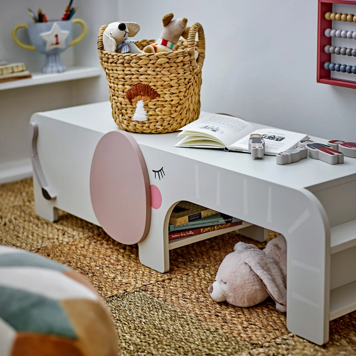 Bloomingville Mini - Ferdinand bank, grijs