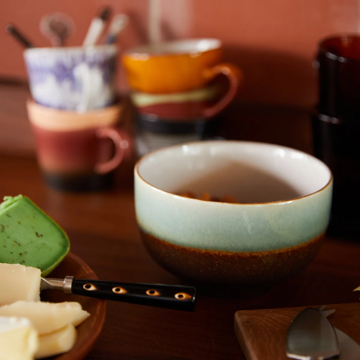 HKliving - 70's Pastakom, Ø 13,5 cm, depths