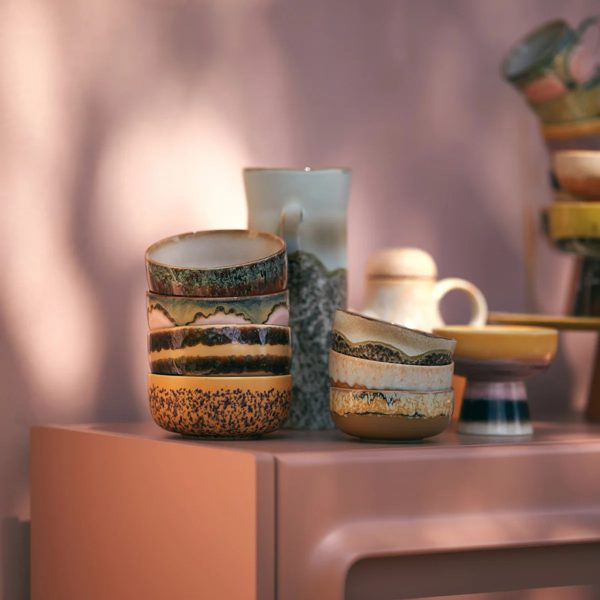 HKliving - 70's Dessertkom, Ø 12,5 cm