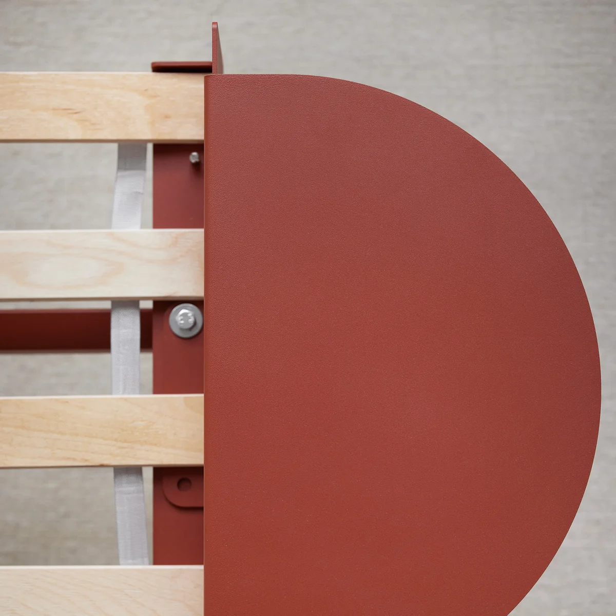 Moebe - Bed met nachtkastje, terracotta