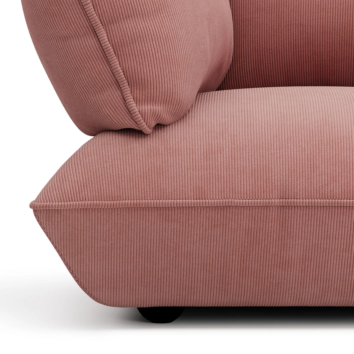 Fatboy - Sumo Hoekmodule links, zachtroze (snoer)