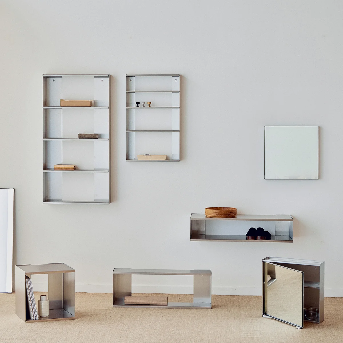 Form & Refine - Conische productfamilie, geborsteld roestvrij staal