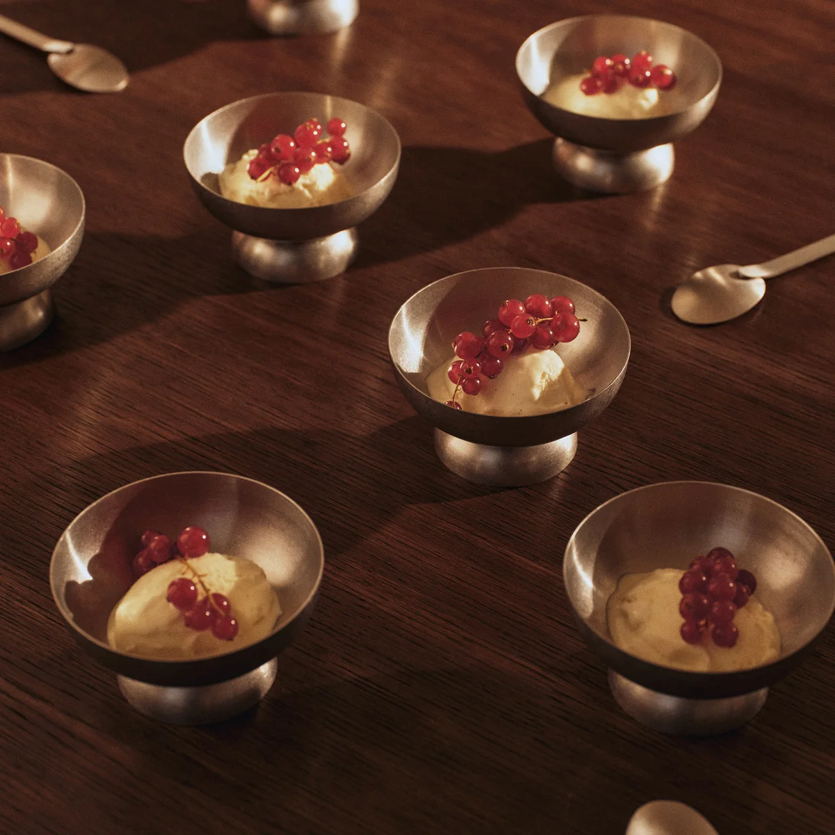 Ferm Living - Tumbled Dessertkom, roestvrij staal