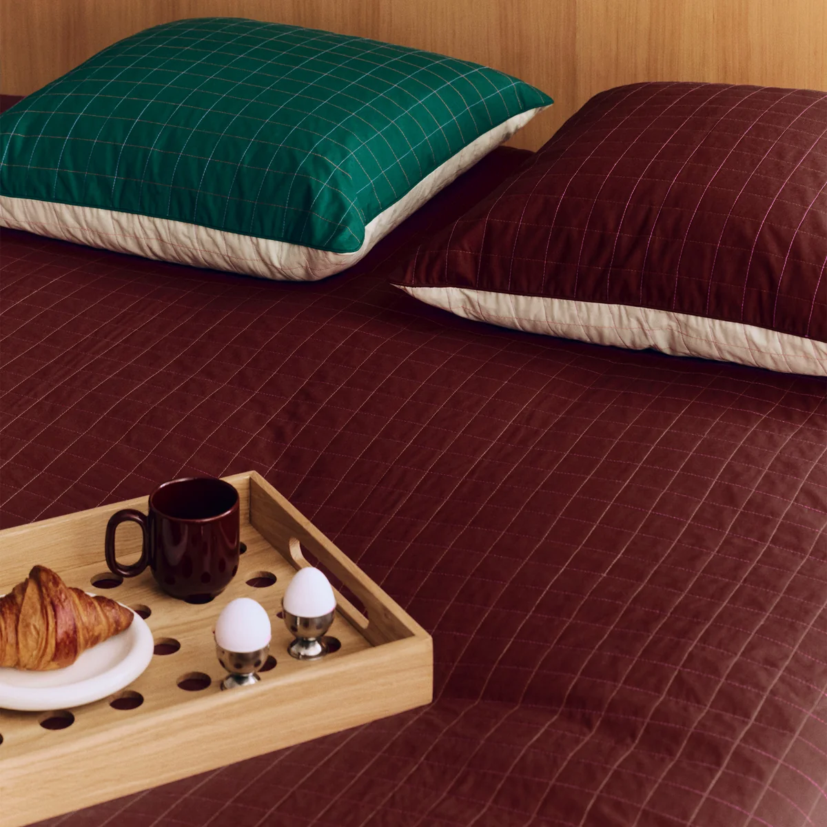HAY - Dori sprei, 195 x 245 cm, kastanjebruin