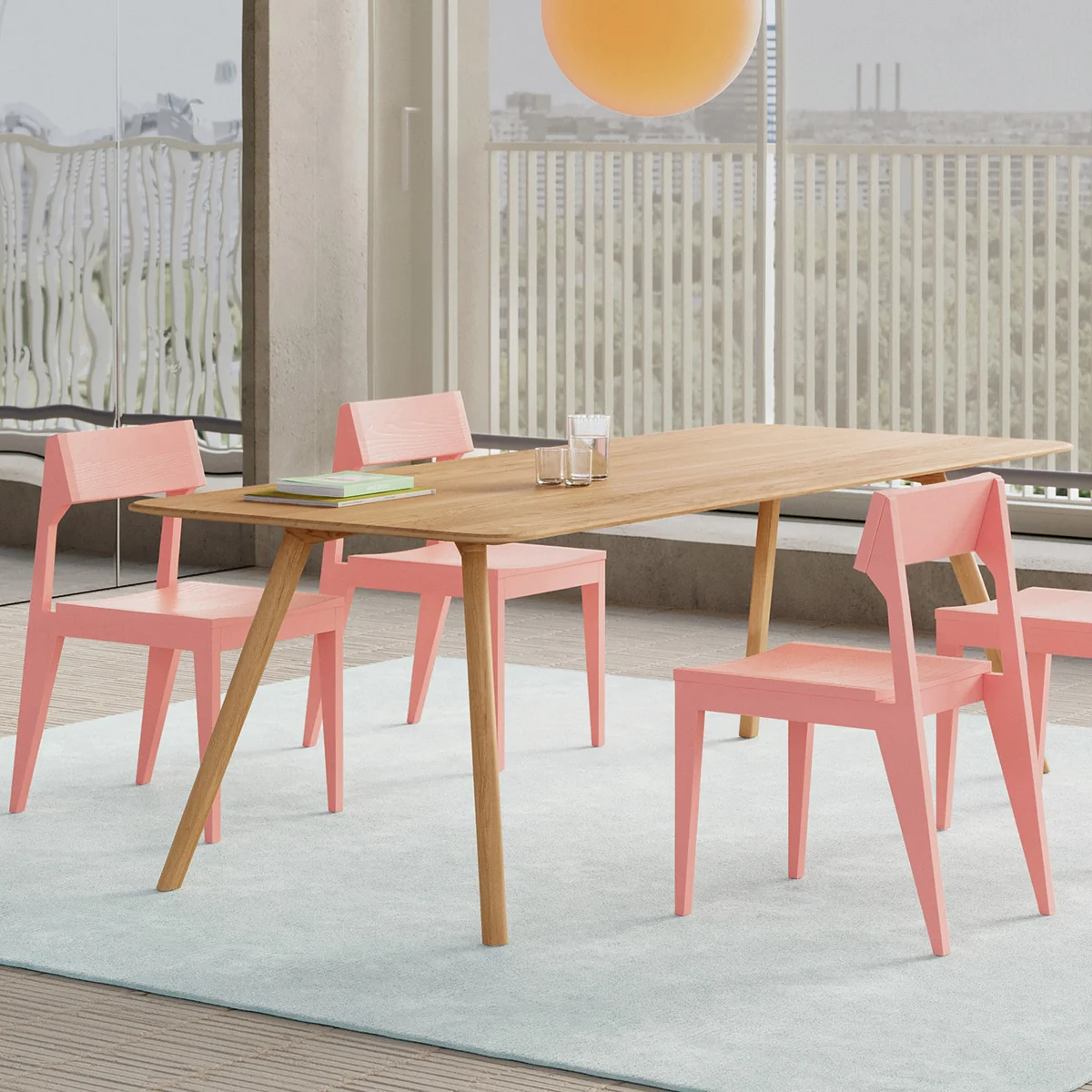 OUT Objekte unserer Tage - tafel, eikenhout Meyer
