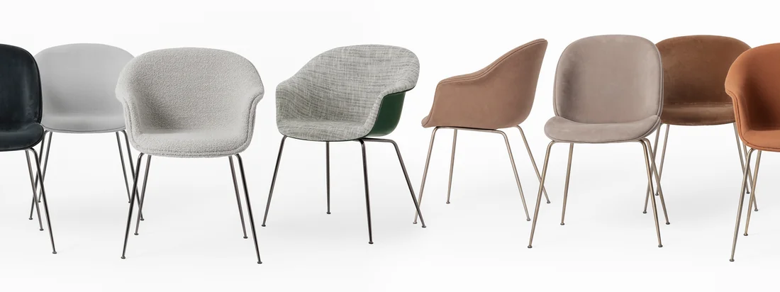 Het Deens-Italiaanse duo Stine Gam en Enrico Fratesi nam de gebogen vormen van vleermuisvleugels als model en ontwierp de tijdloze, stijlvolle Bat Chair.