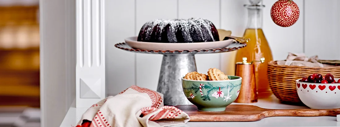 Bloomingville - Vrolijke kerstmok met handvat