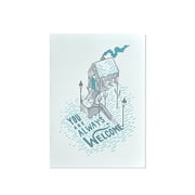 Holstee - Uw´zijn altijd welkome wenskaart