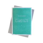 Holstee - Change it Wenskaart