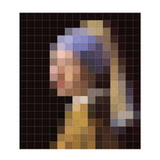 IXXI - Meisje met een peal oorbel (Pixel) 