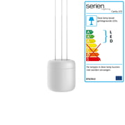 serien.lighting - Holle ruimte LED pendelarmatuur