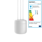 serien.lighting - Holle ruimte LED pendelarmatuur