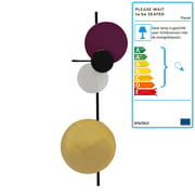 Please wait to be seated - Planeet wandlamp