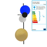 Please wait to be seated - Planeet wandlamp