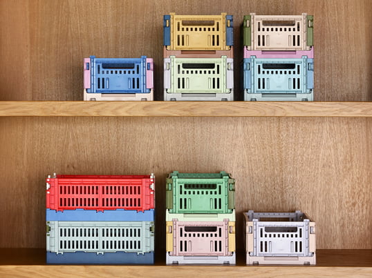 Kleurkratmand gerecycled van Hay