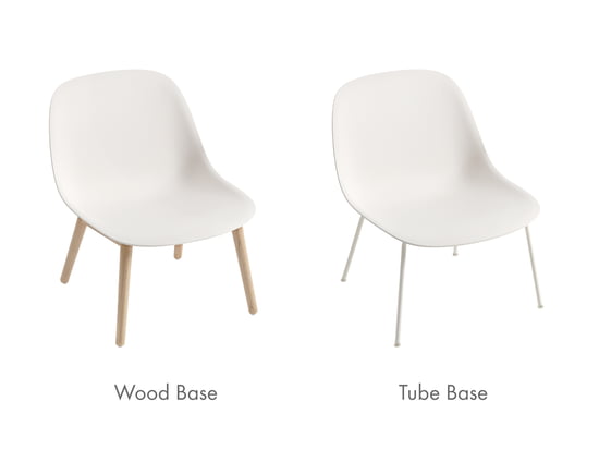 Fiber Lounge Chairs en hun onderstellen