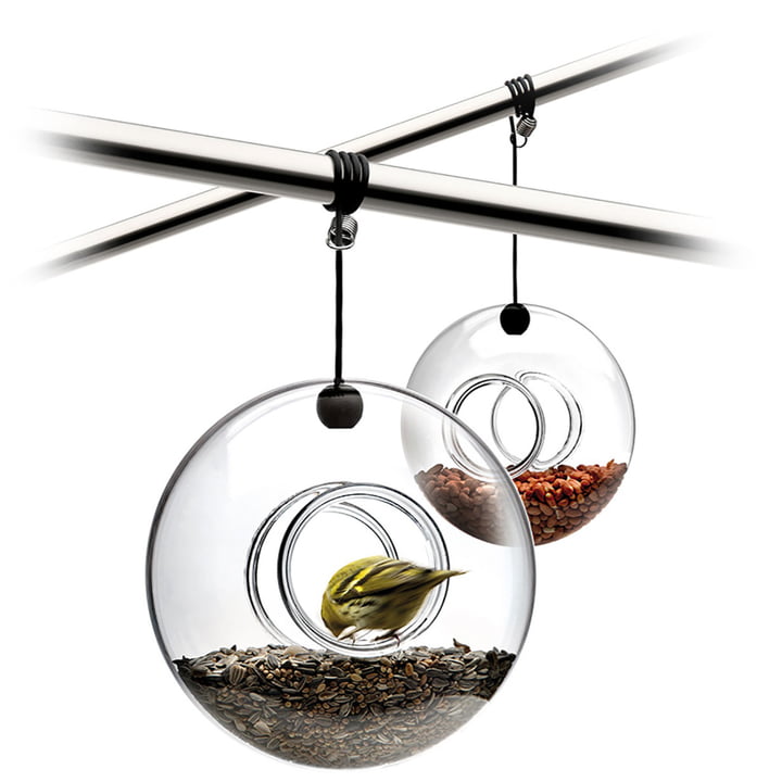 Eva Solo - Bird Feeder, duo met vogelvoer en vogelvoer