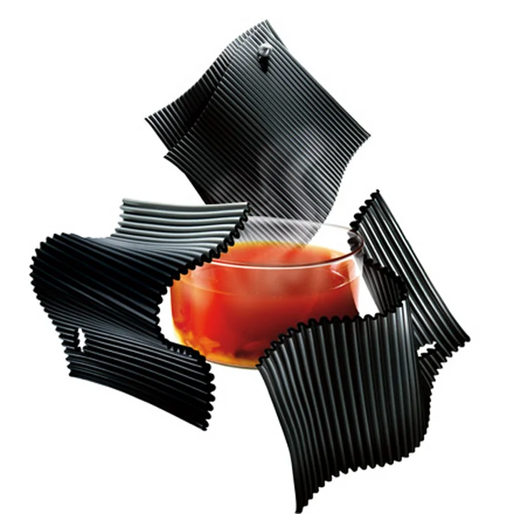 Silicone-Pothouders - zwart