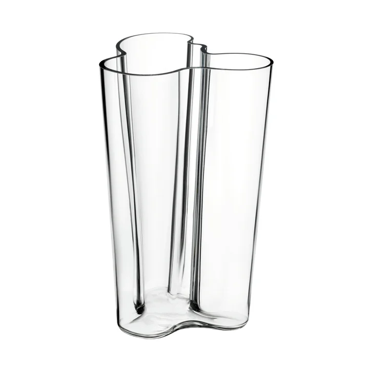 Aalto Vaas Finlandia 251 mm van Iittala in helder