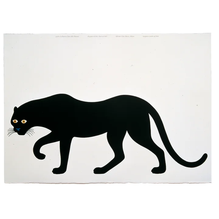 Danese grafische kunst "Quattro, la pantera".