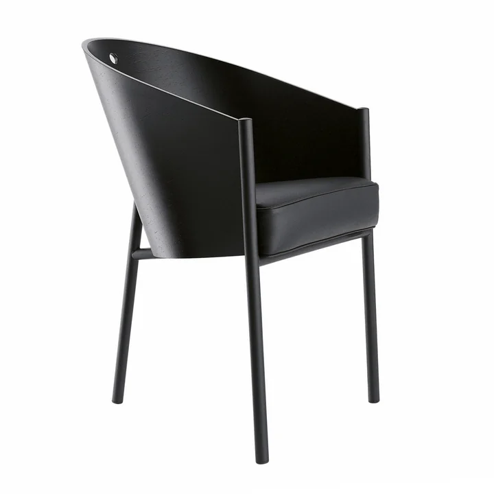 Costes Fauteuil Driade in ebbenhouten mahoniehout