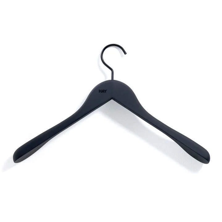 HAY - Soft Coat Kleerhanger in zwart