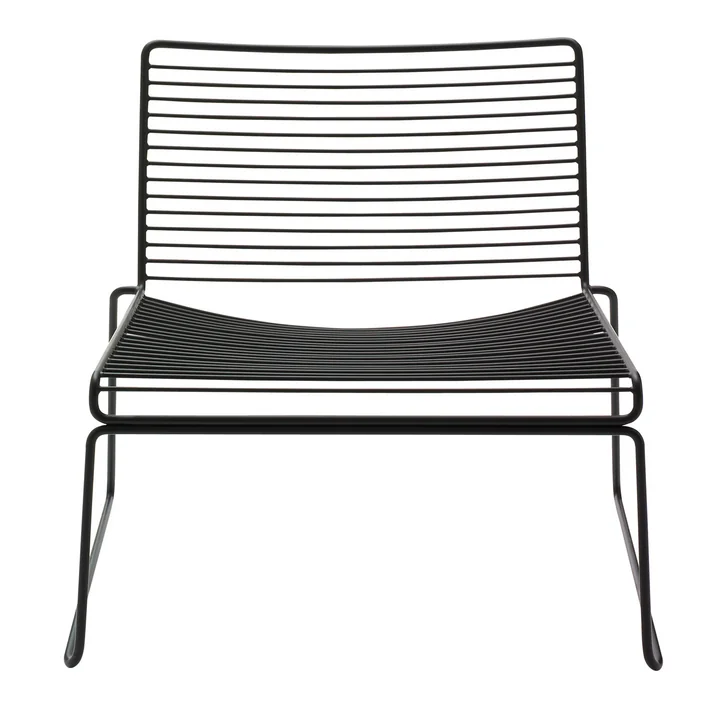 Hee Lounge Chair van HAY in zwart