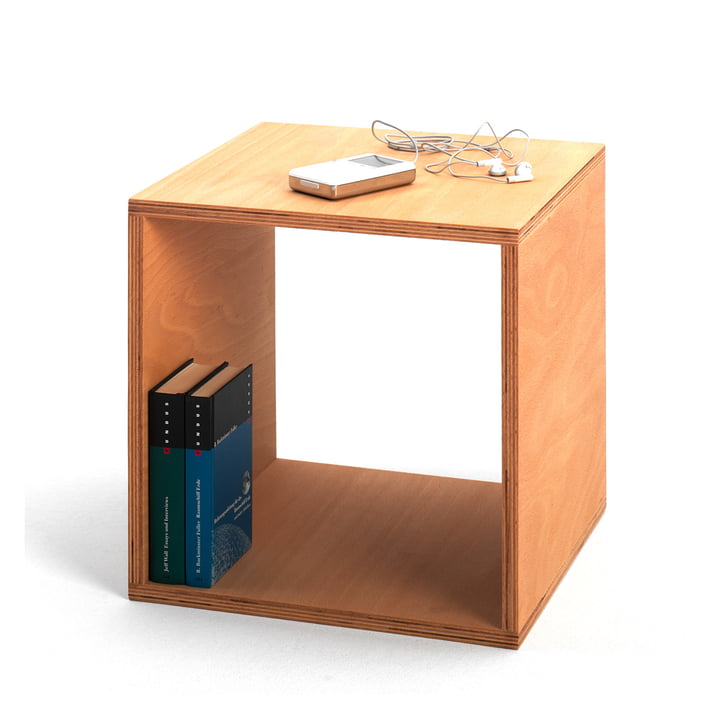 Het Cube nachtkastje Tojo als opbergruimte