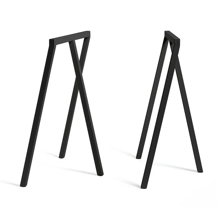 Loop tafel schragen Stand Frame High van HAY in zwart (2 stuks)