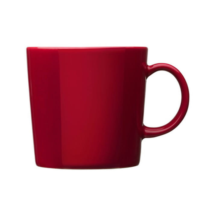 Teema Mok met handvat 0,3 l, rood van Iittala