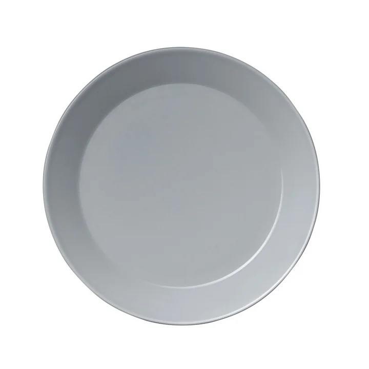 Teema bord plat Ø 21 cm van Iittala in parelgrijs