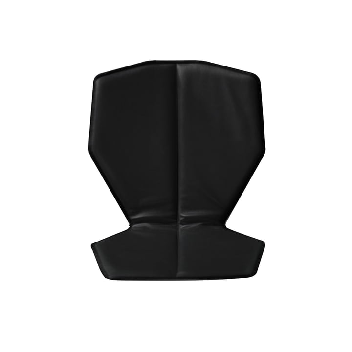 Lederen zit- en rugkussen voor stoel One by Magis in zwart