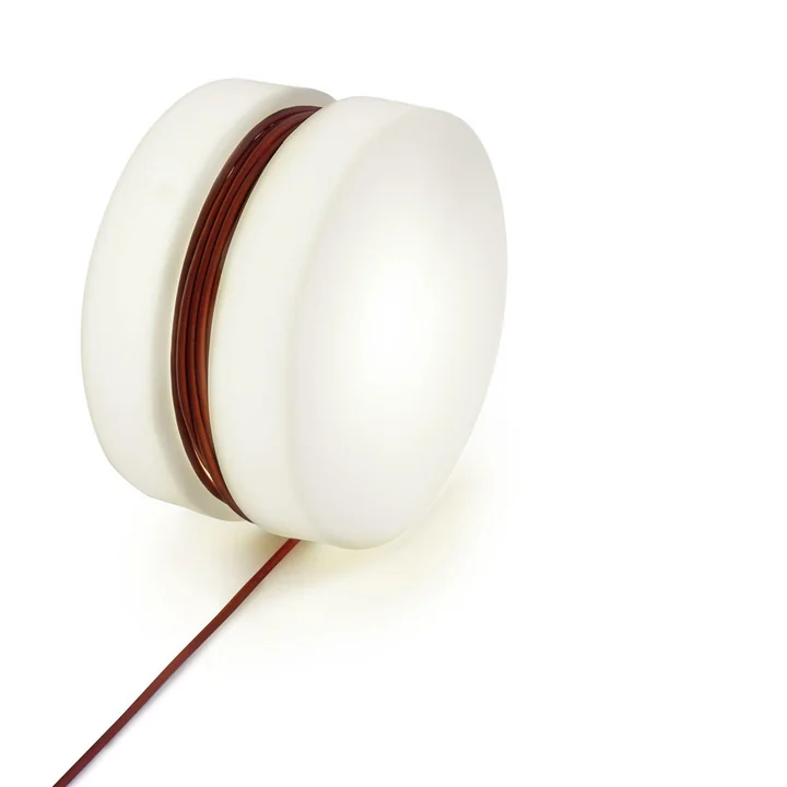 Yoyo vloerlamp Ø 47,5 cm vanaf Authentics in wit/rood
