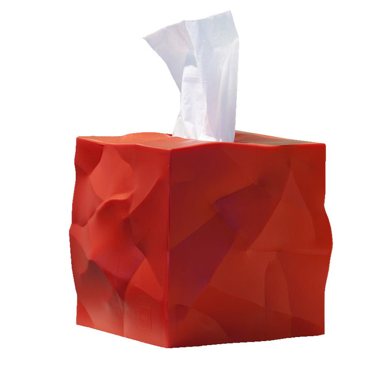 Wipy-Cube Linnen doos van Essey in rood