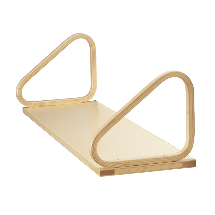 Wandplank 112B van Artek in de kleur berken