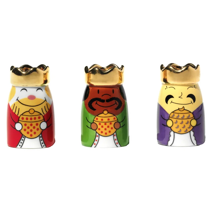 De Magi porseleinen beeldjes van A di Alessi