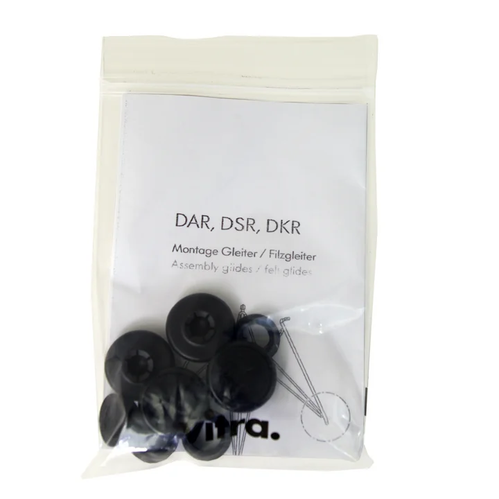 Viltglijders voor de kunststof stoelen DSR, DAR en DKR