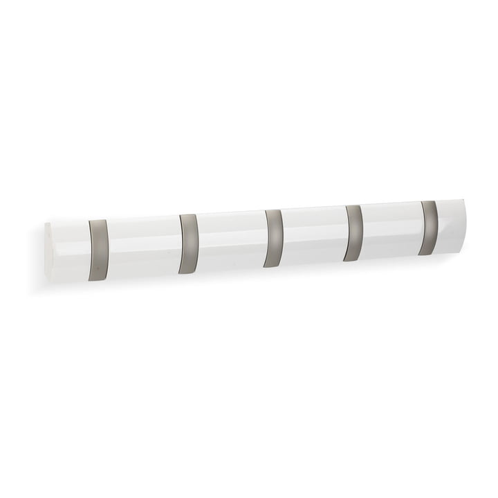 Flip Hook 5-delige kapstok van Umbra in het wit