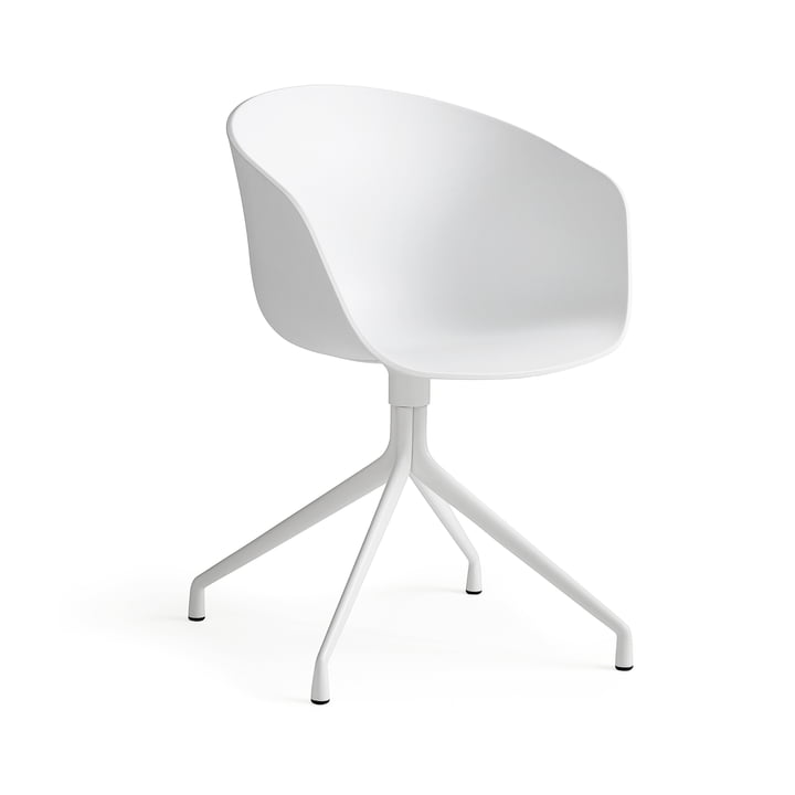 About A Chair AAC 20 van Hay in aluminium wit / wit