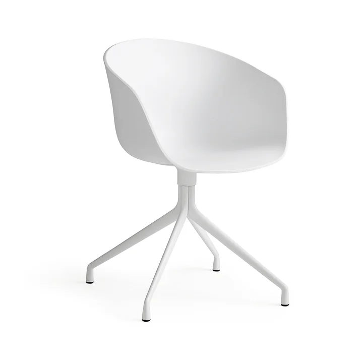 About A Chair HAY AAC 20 uit in aluminium wit / wit